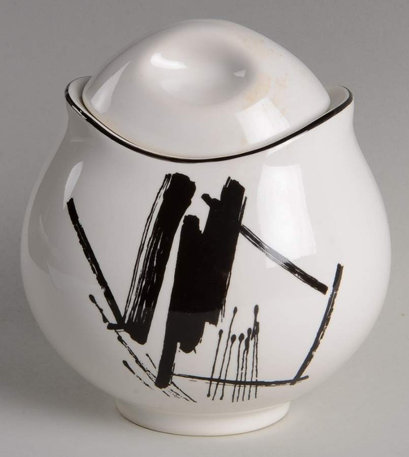 Calligraphy II Sugar Bowl & Lid by Sango-1