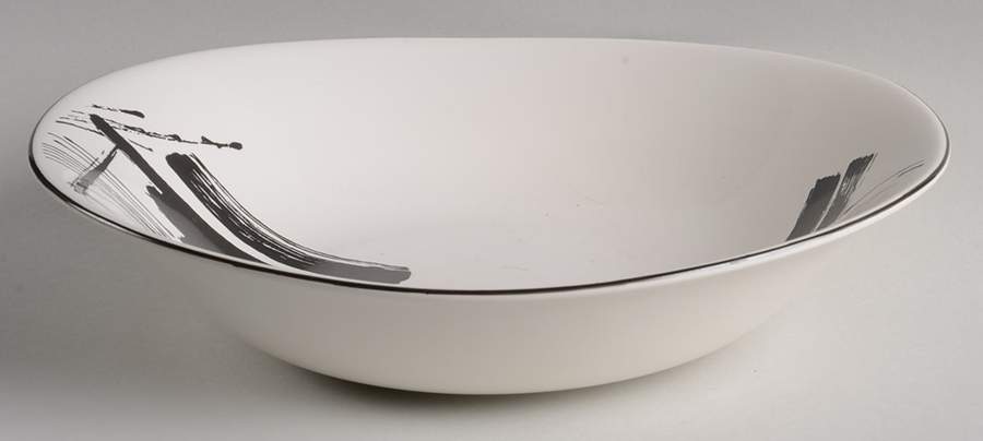 Calligraphy II 10" Round Vegetable Bowl by Sango-1