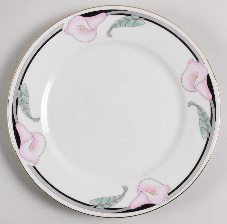 Calla Lily Pink Salad Plate by Sango-1
