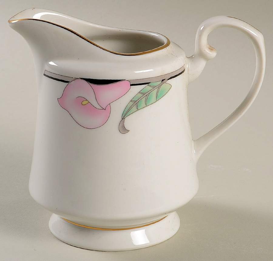 Calla Lily Pink Creamer by Sango-1