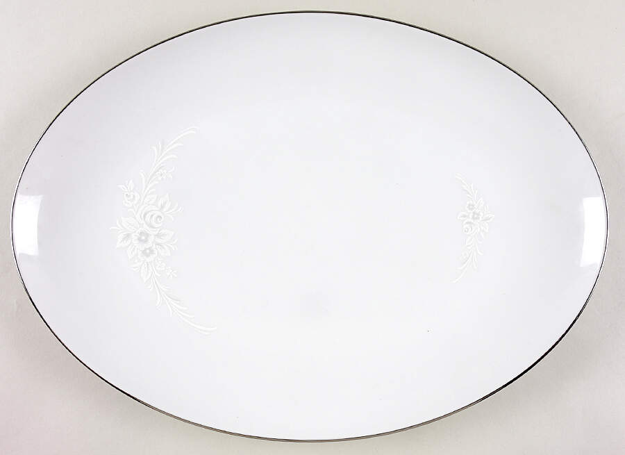 Cantata 15" Oval Serving Platter by Sango-1