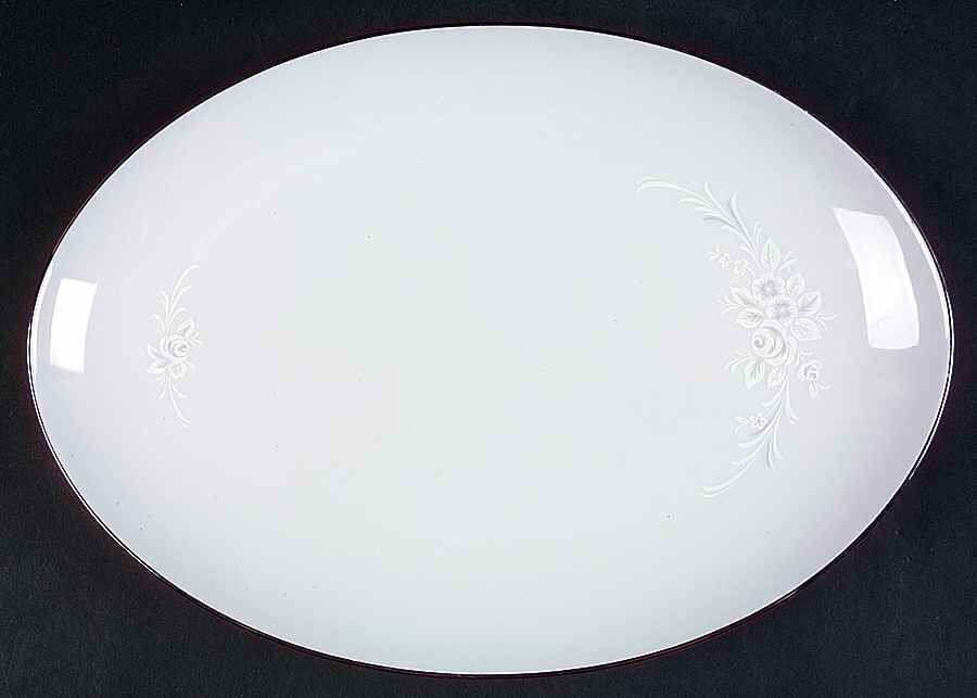 Cantata 12" Oval Serving Platter by Sango-1