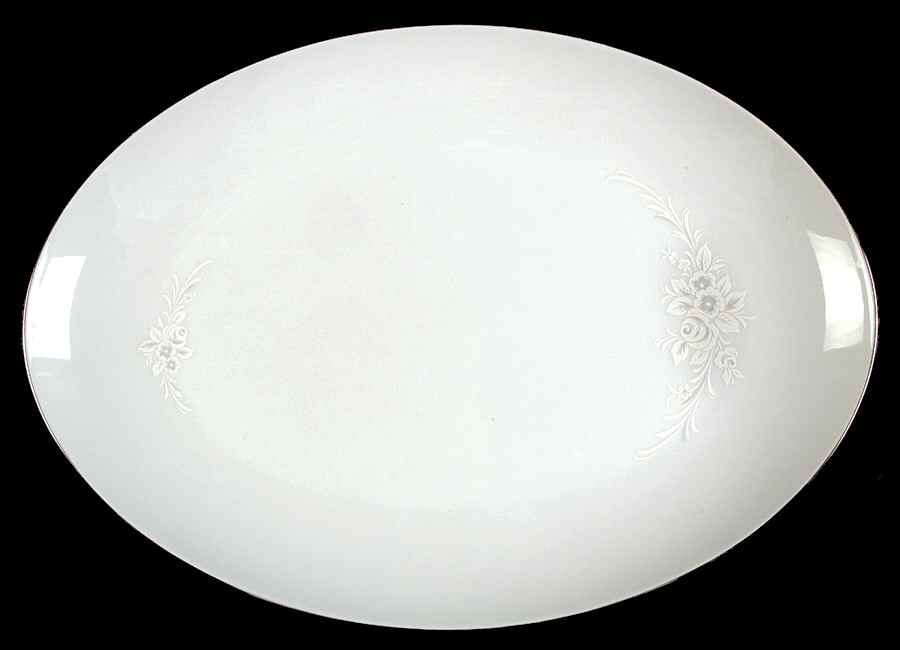 Cantata 16" Oval Serving Platter by Sango-1