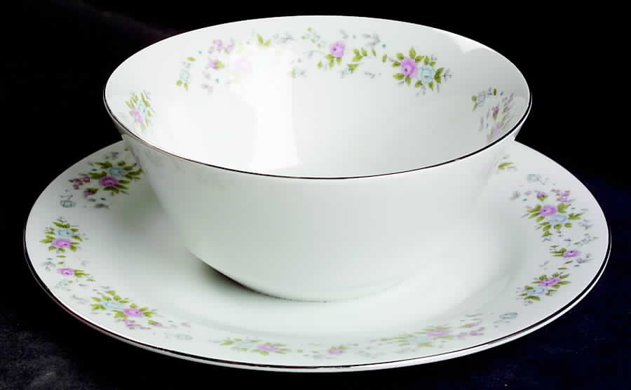 Cannes Gravy Boat with Attached Underplate by Sango-1