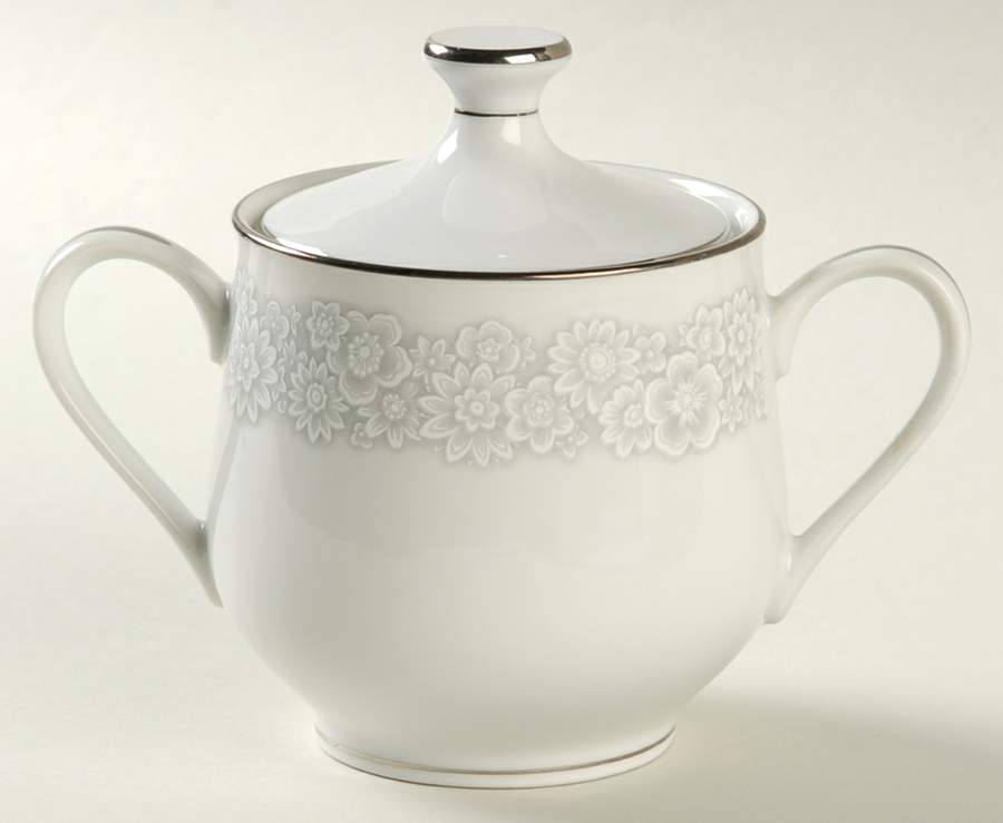 Canterbury Sugar Bowl & Lid by Sango-1