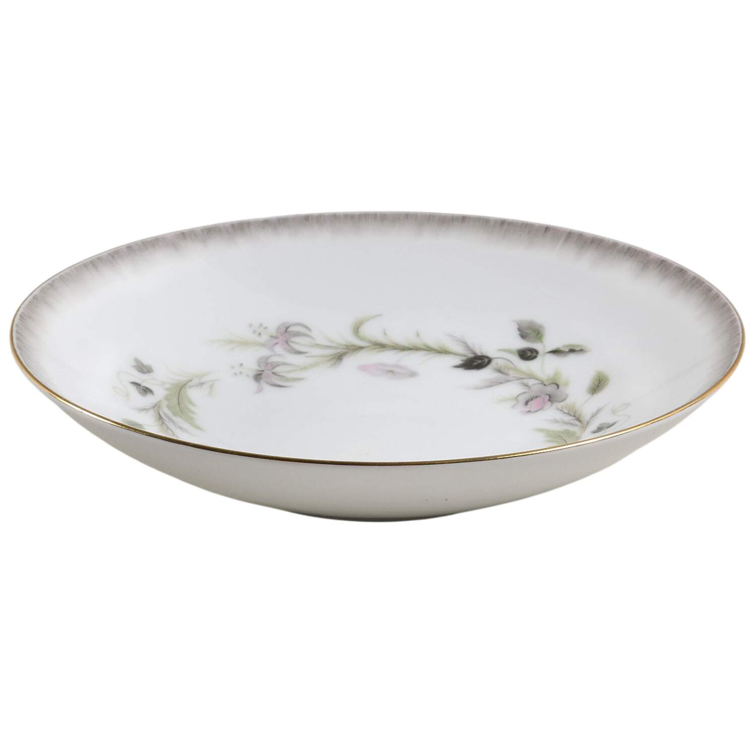 Canterbury (Gold Trim) Fruit/Dessert (Sauce) Bowl by Sango-1
