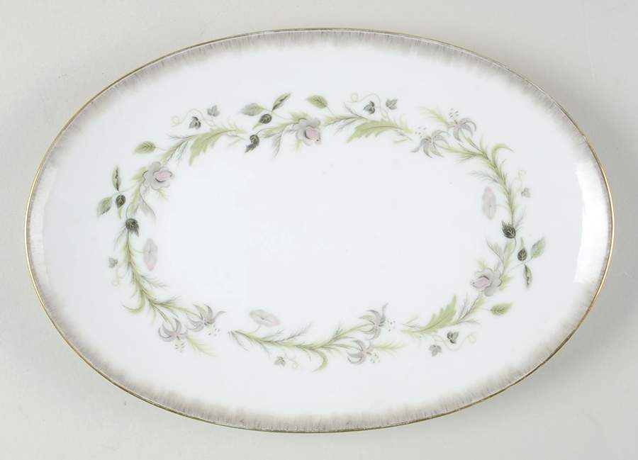 Canterbury (Gold Trim) Relish/Gravy Underplate by Sango-1