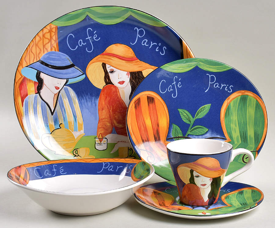 Cafe Paris 5 Piece Place Setting by Sango-1