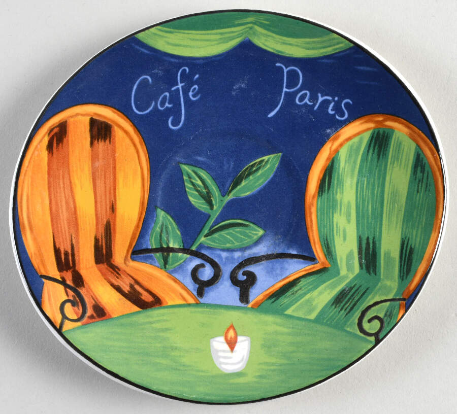Cafe Paris Saucer by Sango-1
