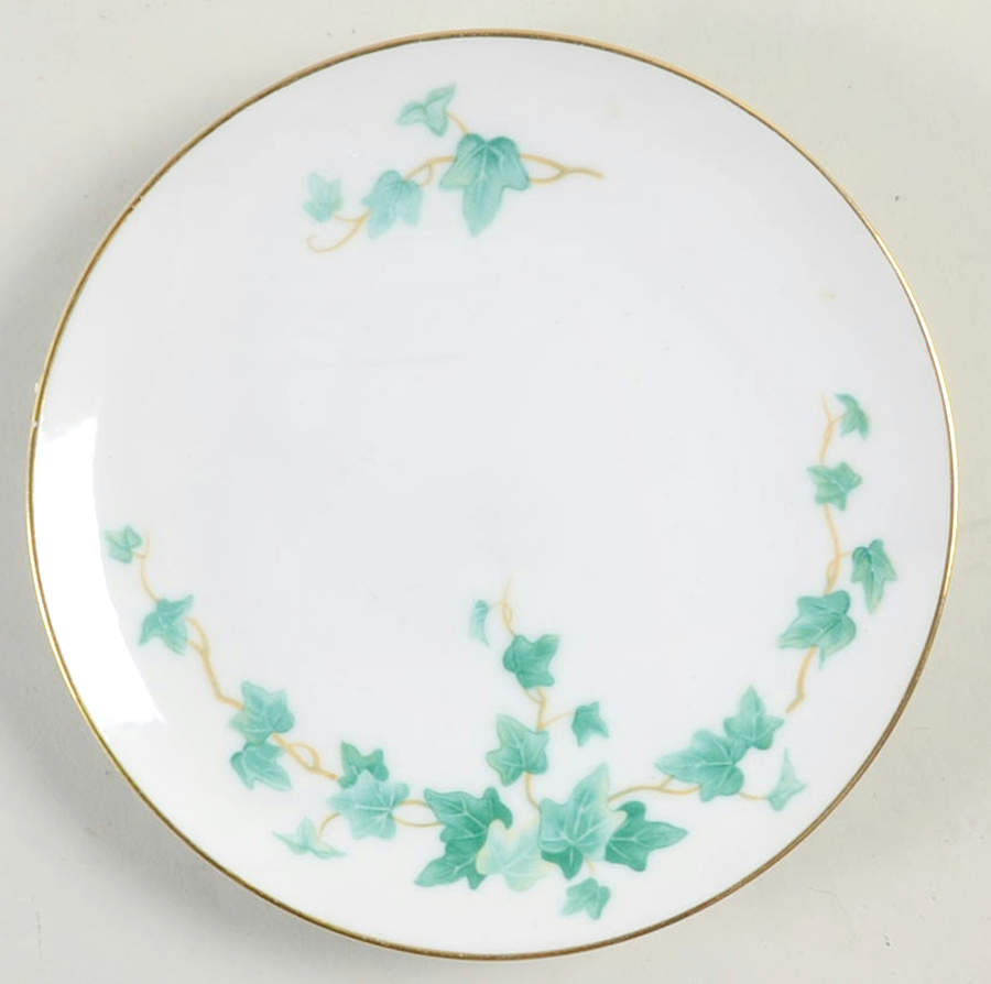Caprice Green Bread & Butter Plate by Sango-1