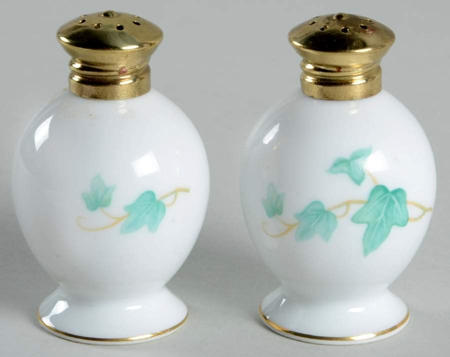 Caprice Green Salt & Pepper Set by Sango-1