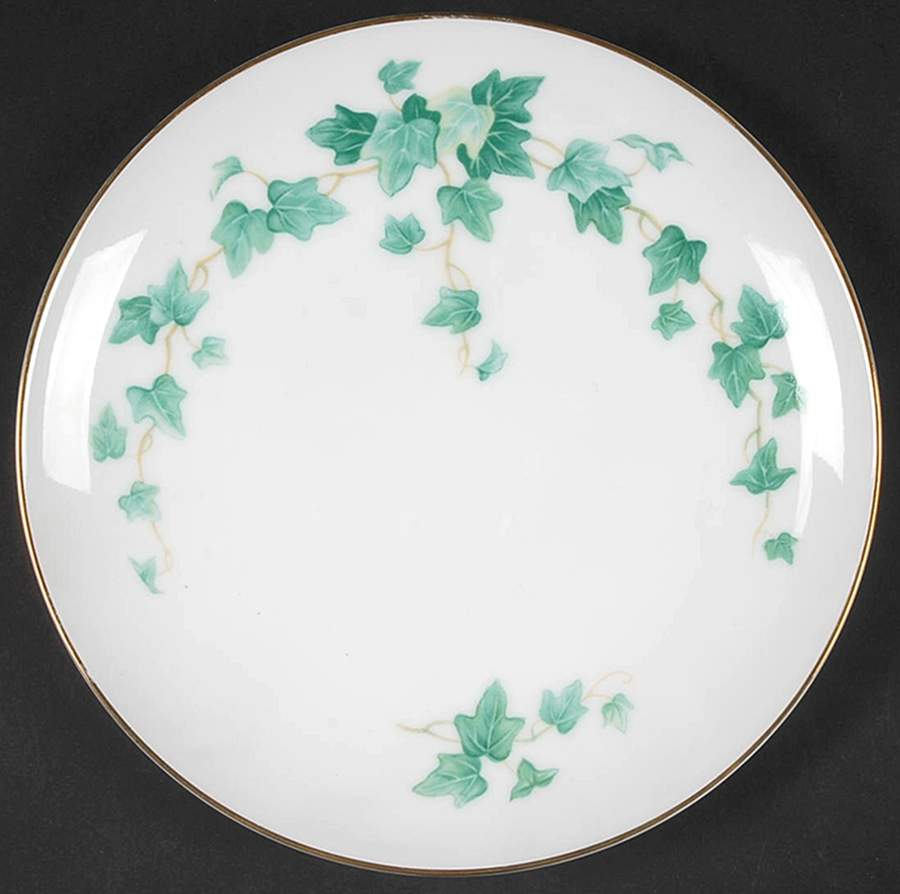 Caprice Green Dessert/Pie Plate by Sango-1