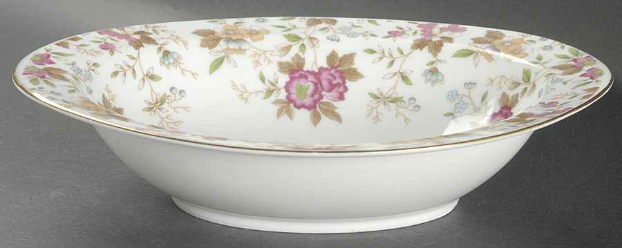 Carlton 10" Oval Vegetable Bowl by Sango-1