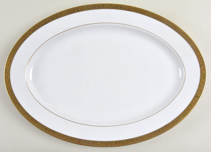 Carlisle 16" Oval Serving Platter by Sango-1