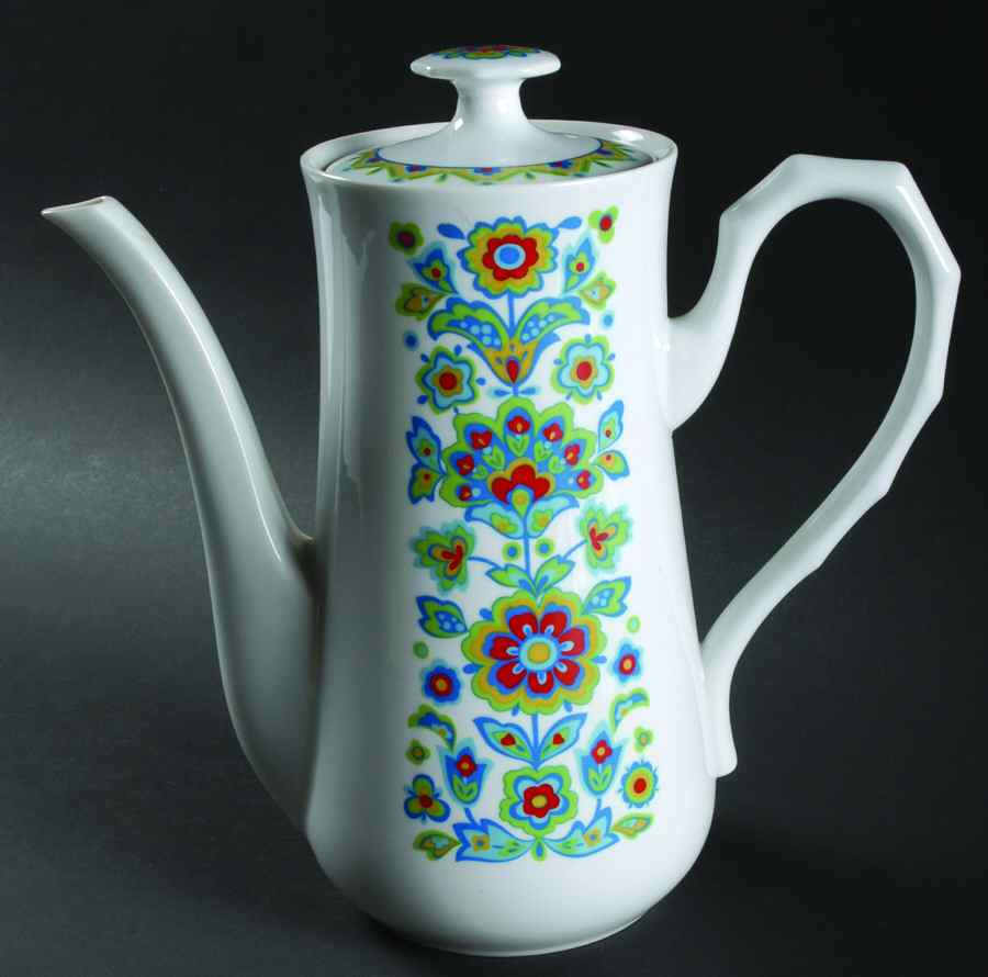 Carlsbad Coffee Pot & Lid by Sango-1