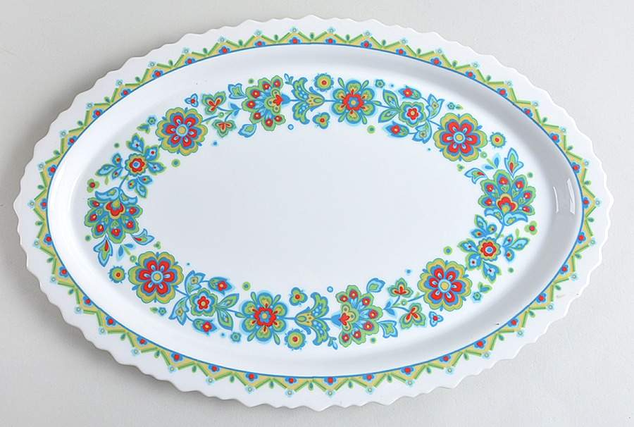 Carlsbad 15" Oval Serving Platter by Sango-1