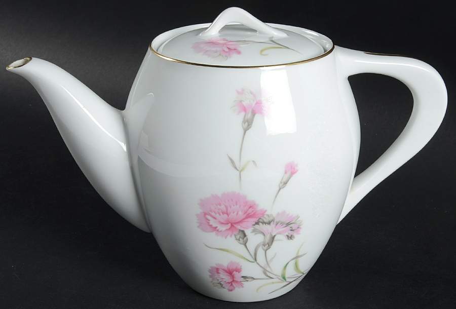 Carnation Teapot & Lid by Sango-1