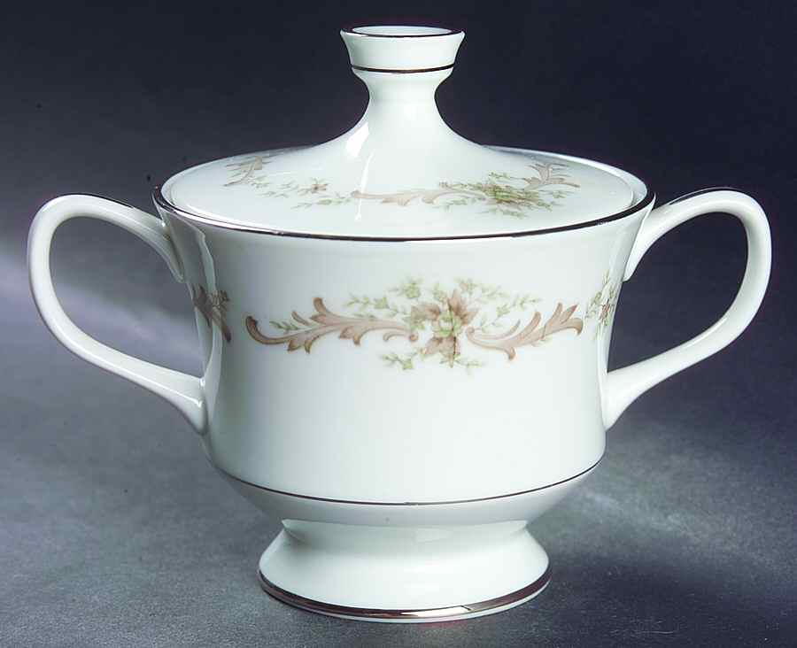 Carousel Sugar Bowl & Lid by Sango-1