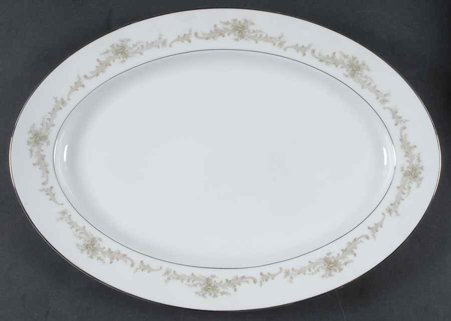 Carousel 16" Oval Serving Platter by Sango-1