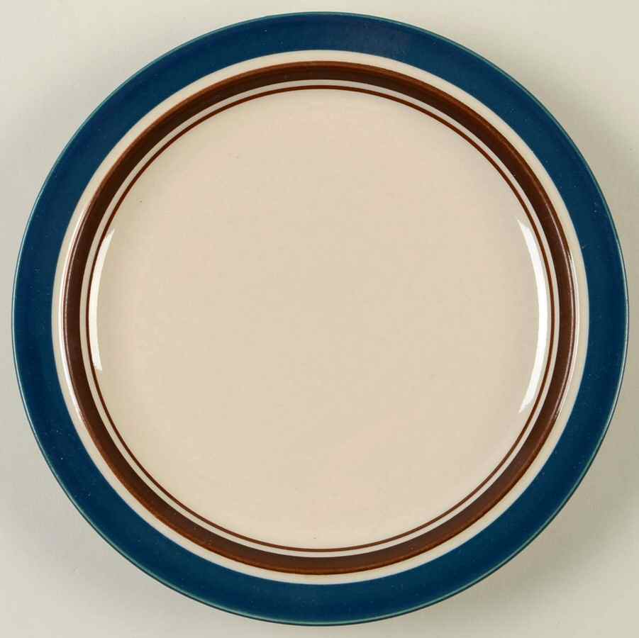 Carousel Blue Salad Plate by Sango-1