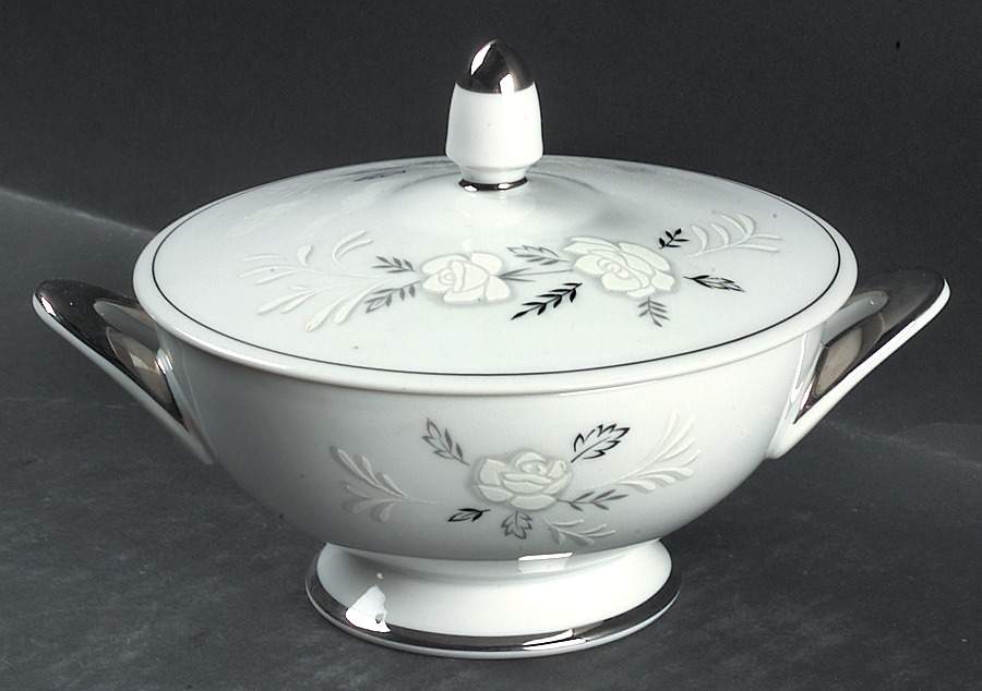 Carole Sugar Bowl & Lid by Sango-1