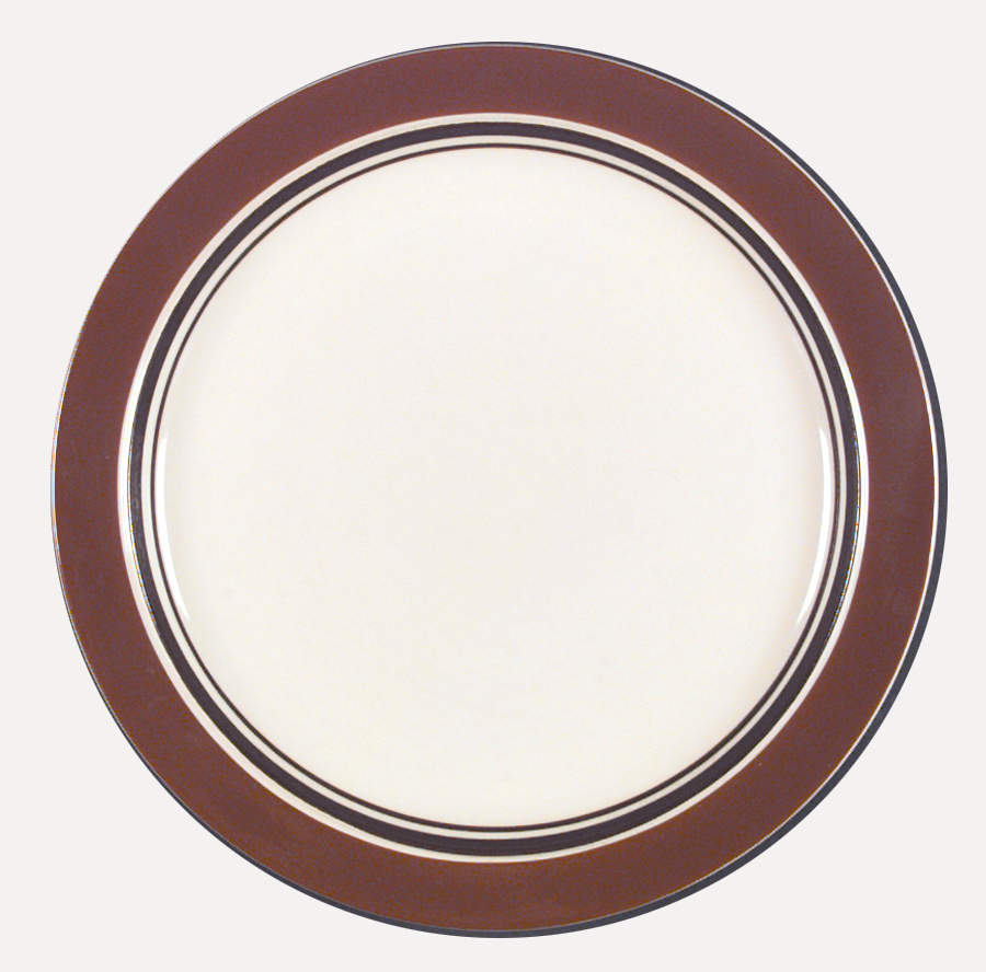 Carousel Sienna Brown Dinner Plate by Sango-1