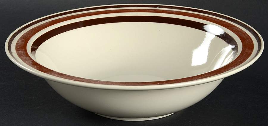 Catalina Sienna 9" Round Vegetable Bowl by Sango-1