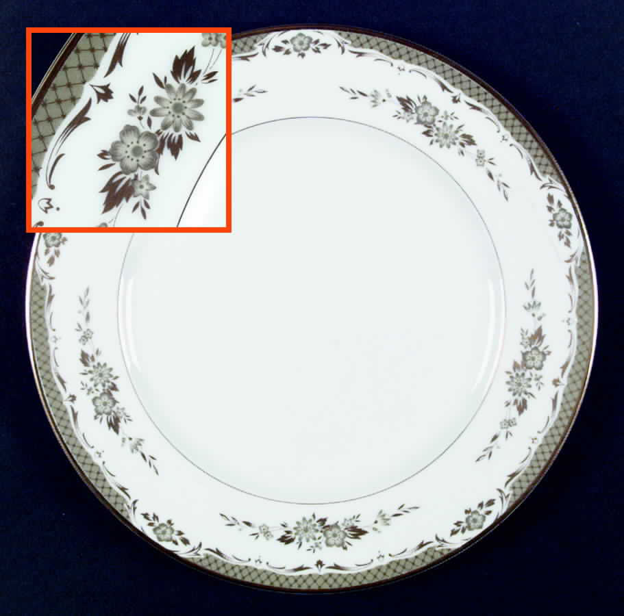 Cathay Dinner Plate by Sango-1