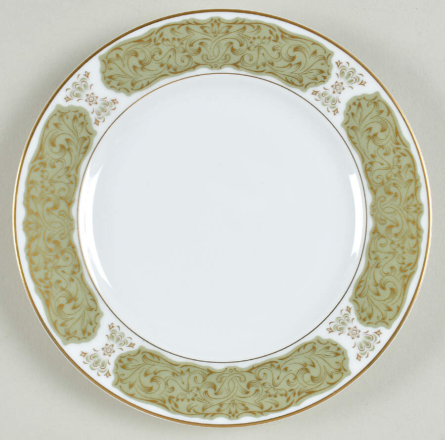 Chantilly (Gold Trim) Bread & Butter Plate by Sango-1