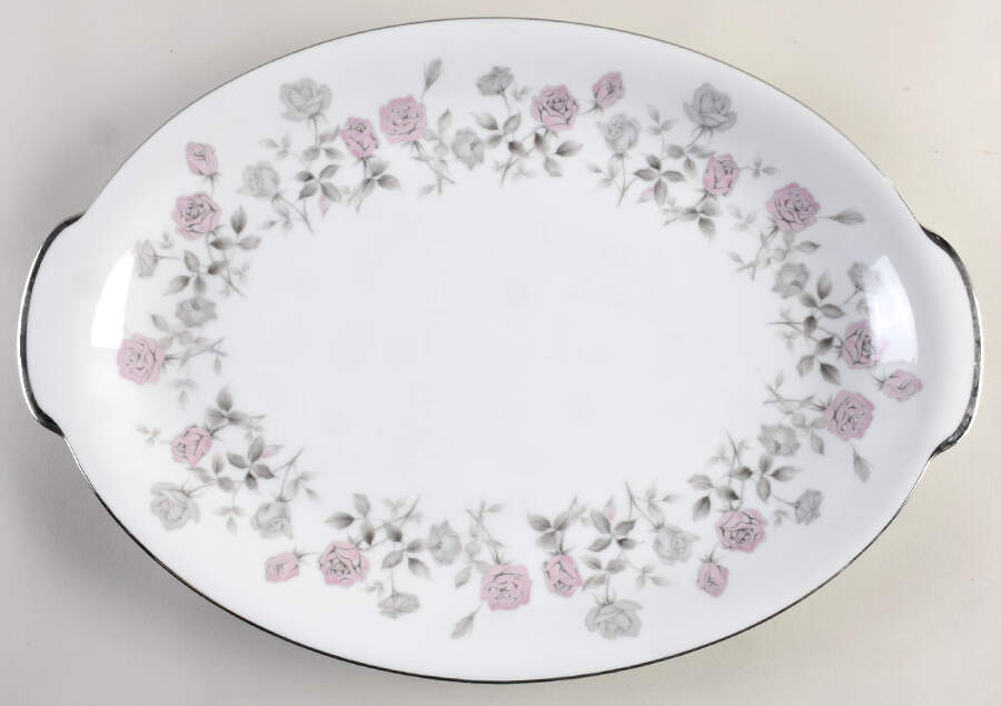 Chantilly 16" Oval Serving Platter by Sango-1