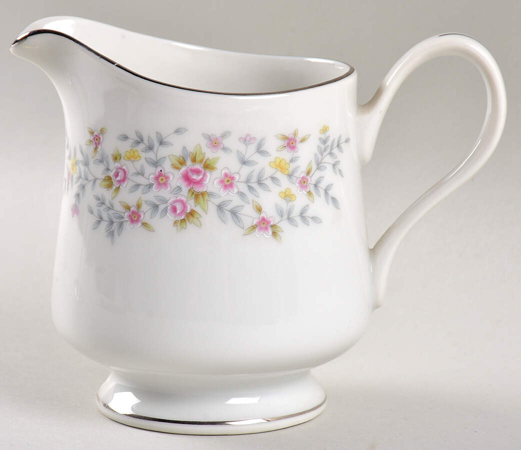 Chantilly (Platinum Trim) Creamer by Sango-1