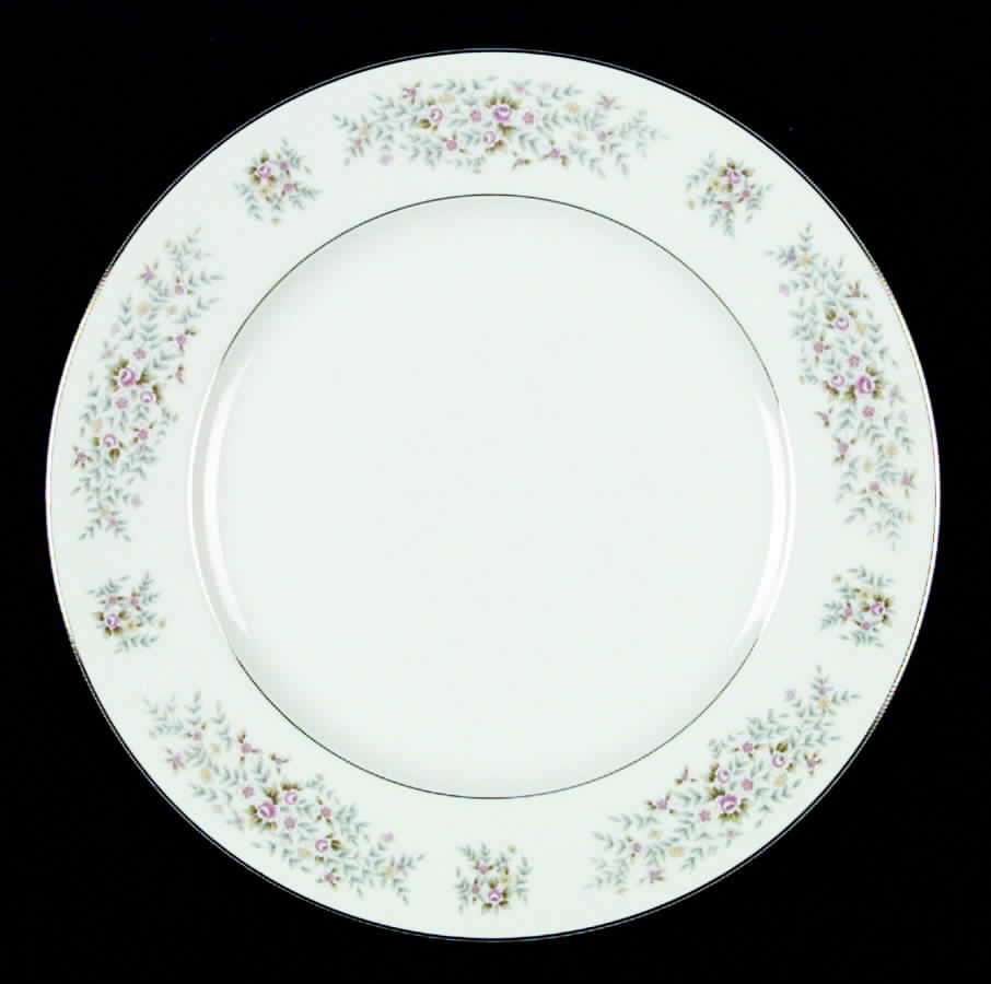 Chantilly (Platinum Trim) Dinner Plate by Sango-1