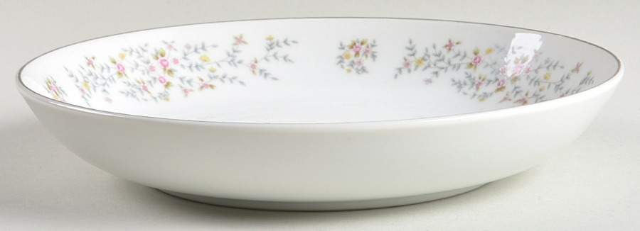 Chantilly (Platinum Trim) Coupe Soup Bowl by Sango-1