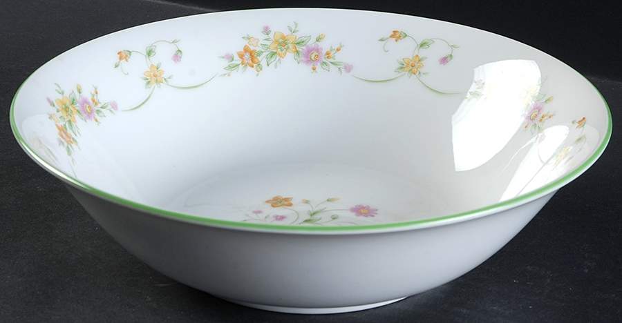 Charisma 9" Round Vegetable Bowl by Sango-1