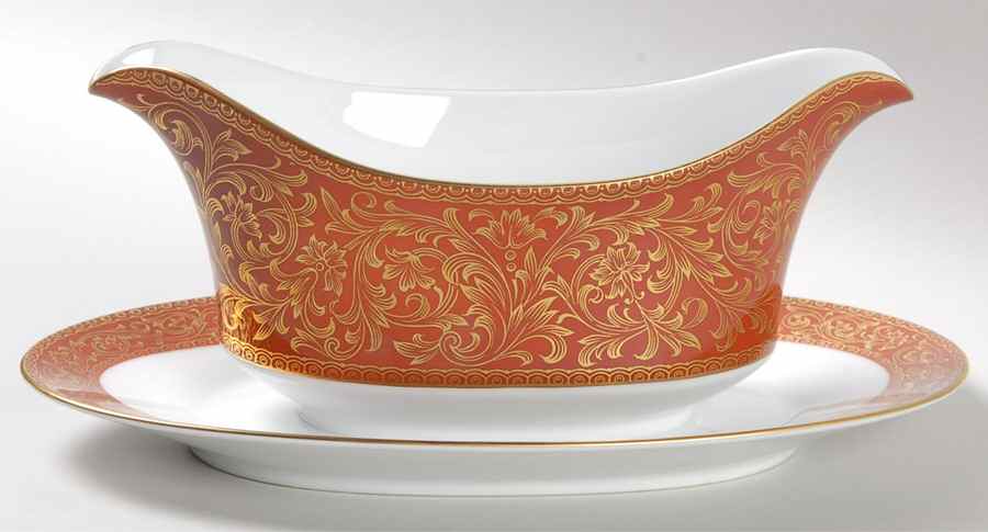 Charlemagne Gravy Boat with Attached Underplate by Sango-1