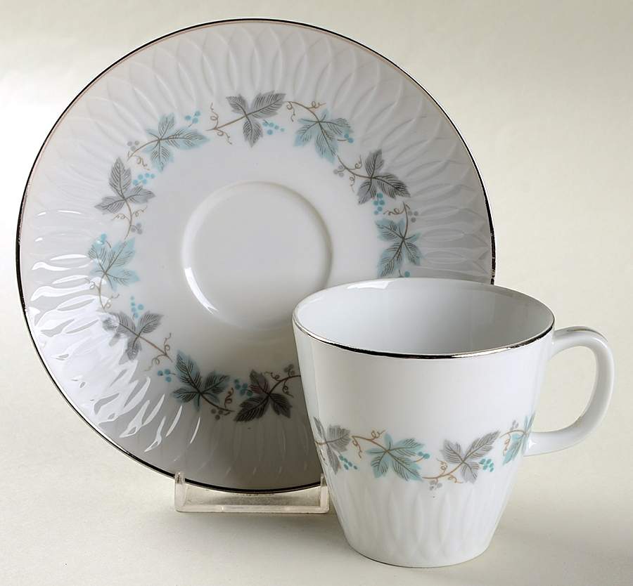 Charleroi Flat Cup & Saucer Set by Sango-1