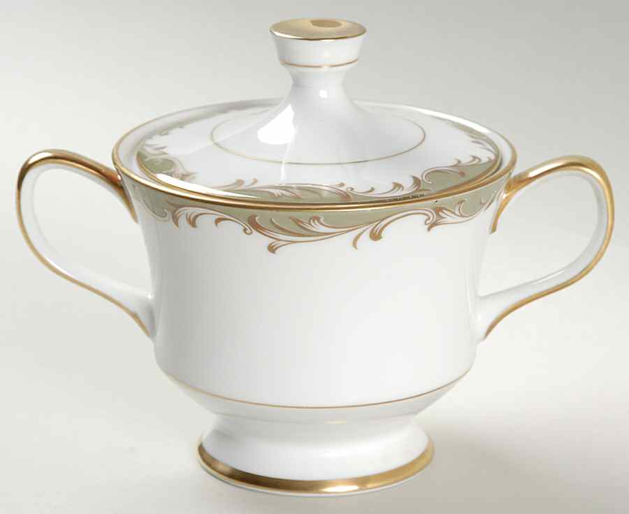 Chateau Sugar Bowl & Lid by Sango-1