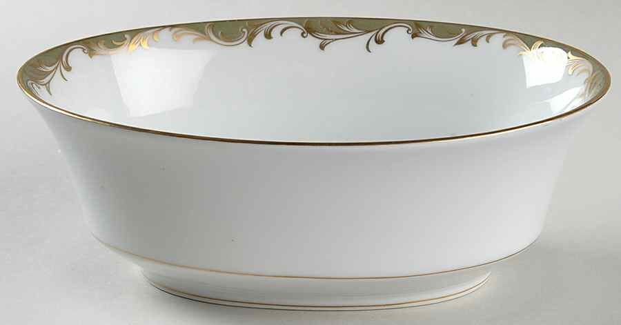 Chateau 9" Oval Vegetable Bowl by Sango-1