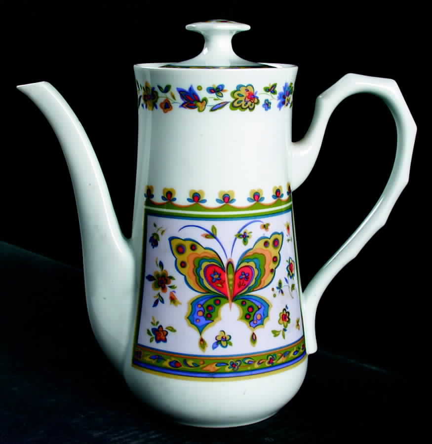 Cho Cho San Coffee Pot & Lid by Sango-1