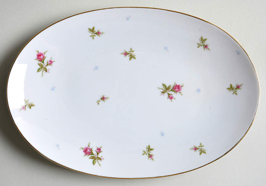 Chintz Relish/Gravy Underplate by Sango-1