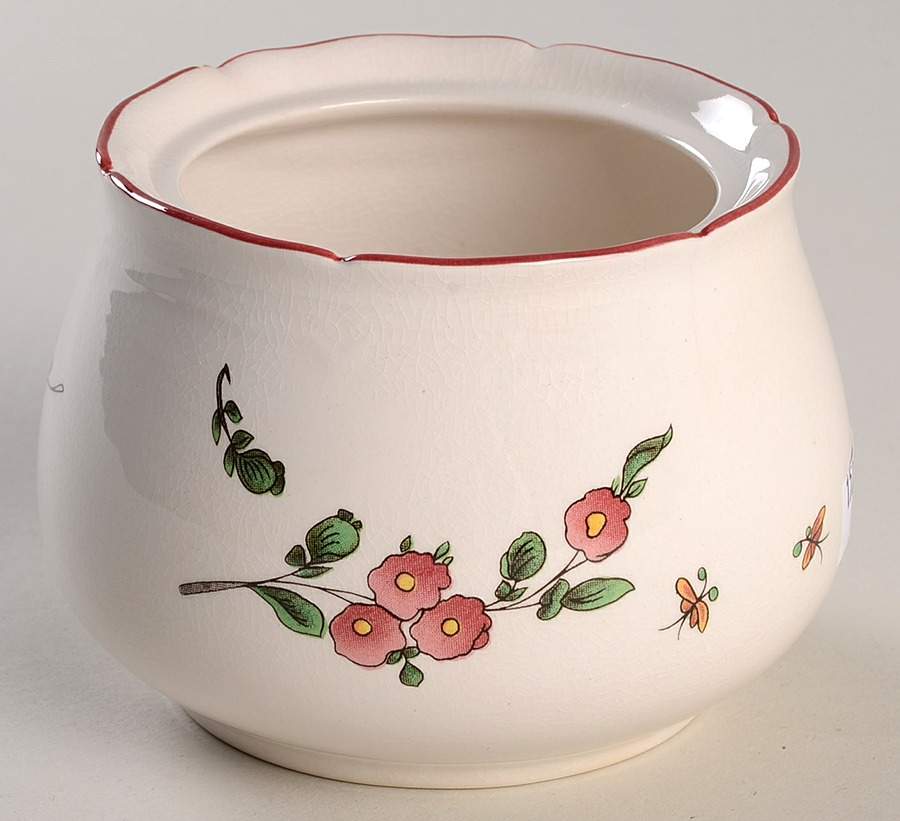 Chinoiserie Sugar Bowl No Lid by Sango-1