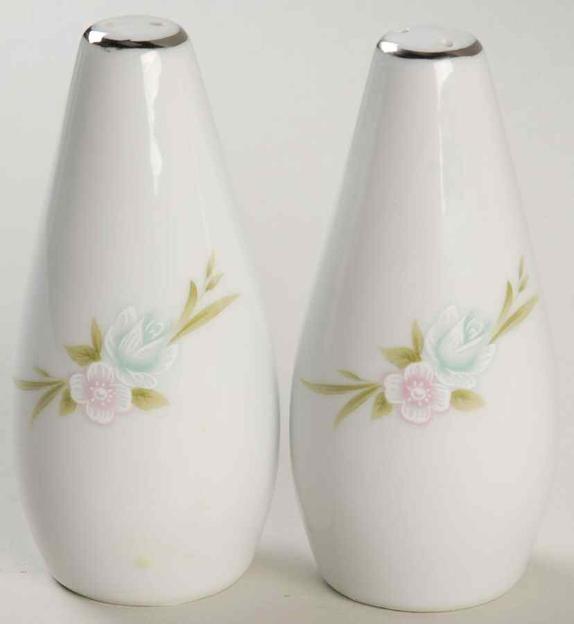 Chapel Rose Salt & Pepper Set by Sango-1
