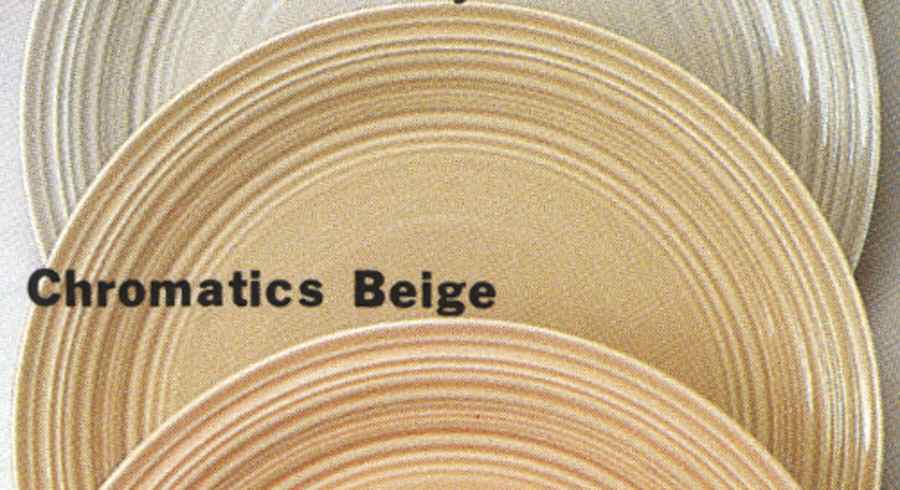 Chromatics Beige Dinner Plate by Sango-1