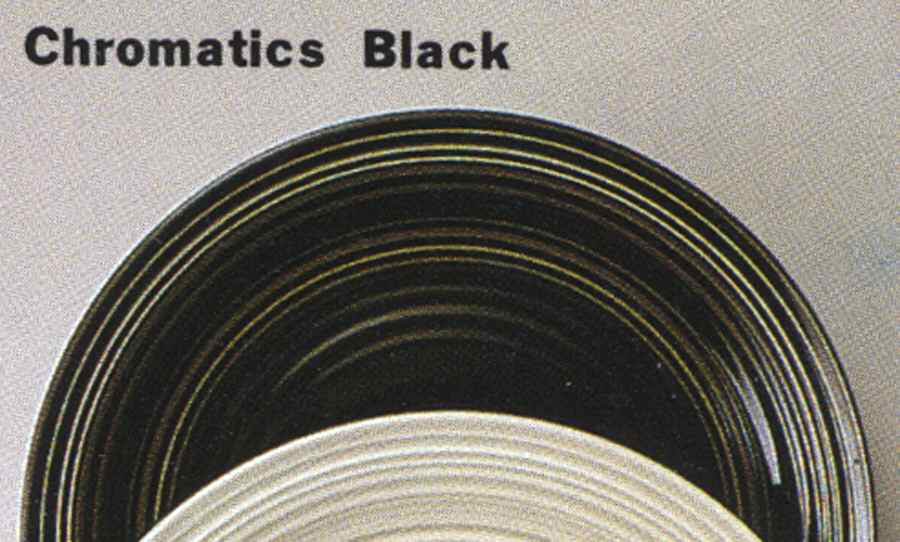 Chromatics Black Dinner Plate by Sango-1