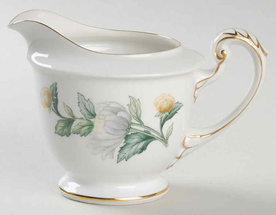 Chrysanthemum (Rim) Creamer by Sango-1