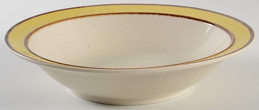 Citron 9" Round Vegetable Bowl by Sango-1