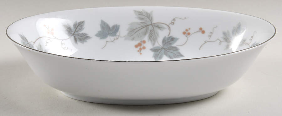 Claire 10" Oval Vegetable Bowl by Sango-1
