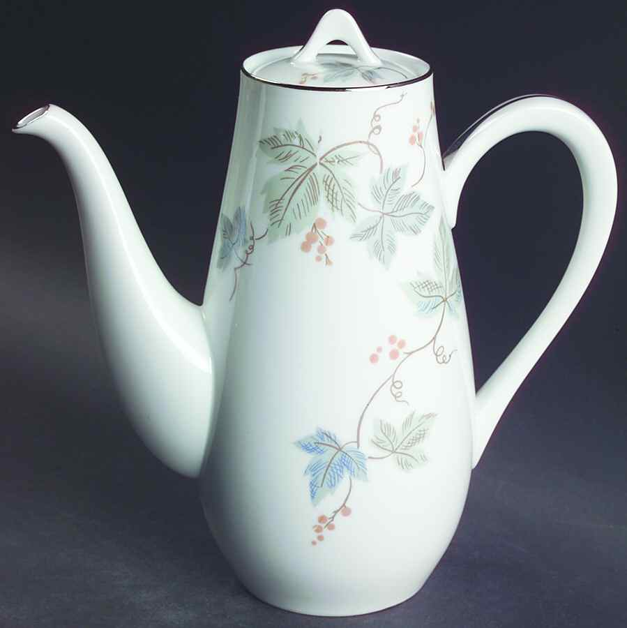 Claire Coffee Pot & Lid by Sango-1