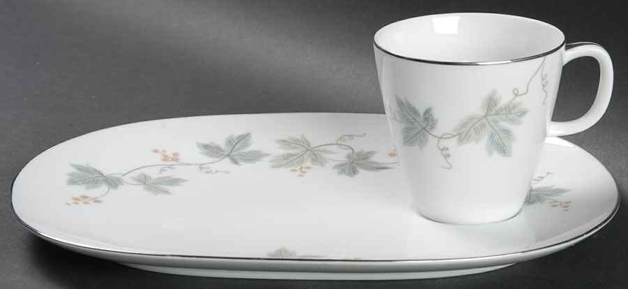 Claire Snack Plate & Cup Set by Sango-1
