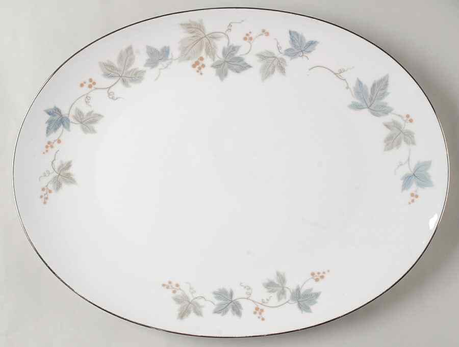 Claire 15" Oval Serving Platter by Sango-1
